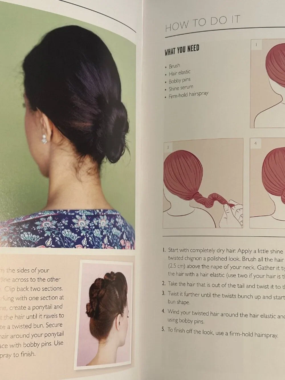100 Perfect Hair Days Book Jenny Strebe Hairstyle Guide Coquette Boho Aesthetic
